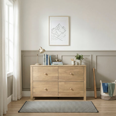 Liam Natural Dresser from Homelegance - Luna Furniture