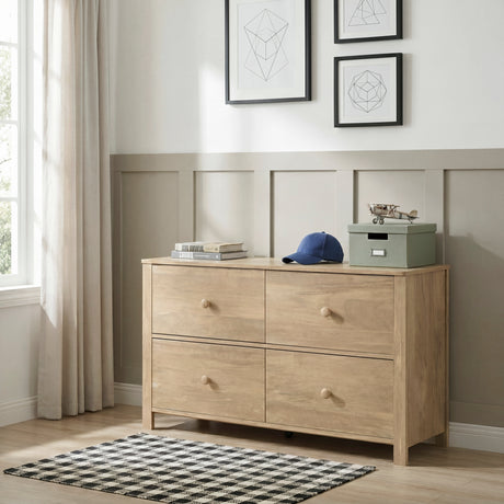 Liam Natural Dresser from Homelegance - Luna Furniture
