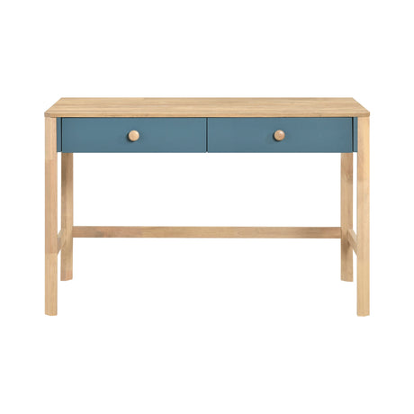 Liam Blue/Natural Writing Desk from Homelegance - Luna Furniture