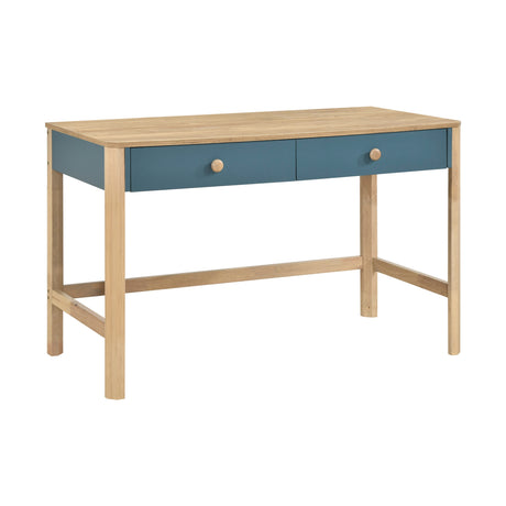 Liam Blue/Natural Writing Desk from Homelegance - Luna Furniture