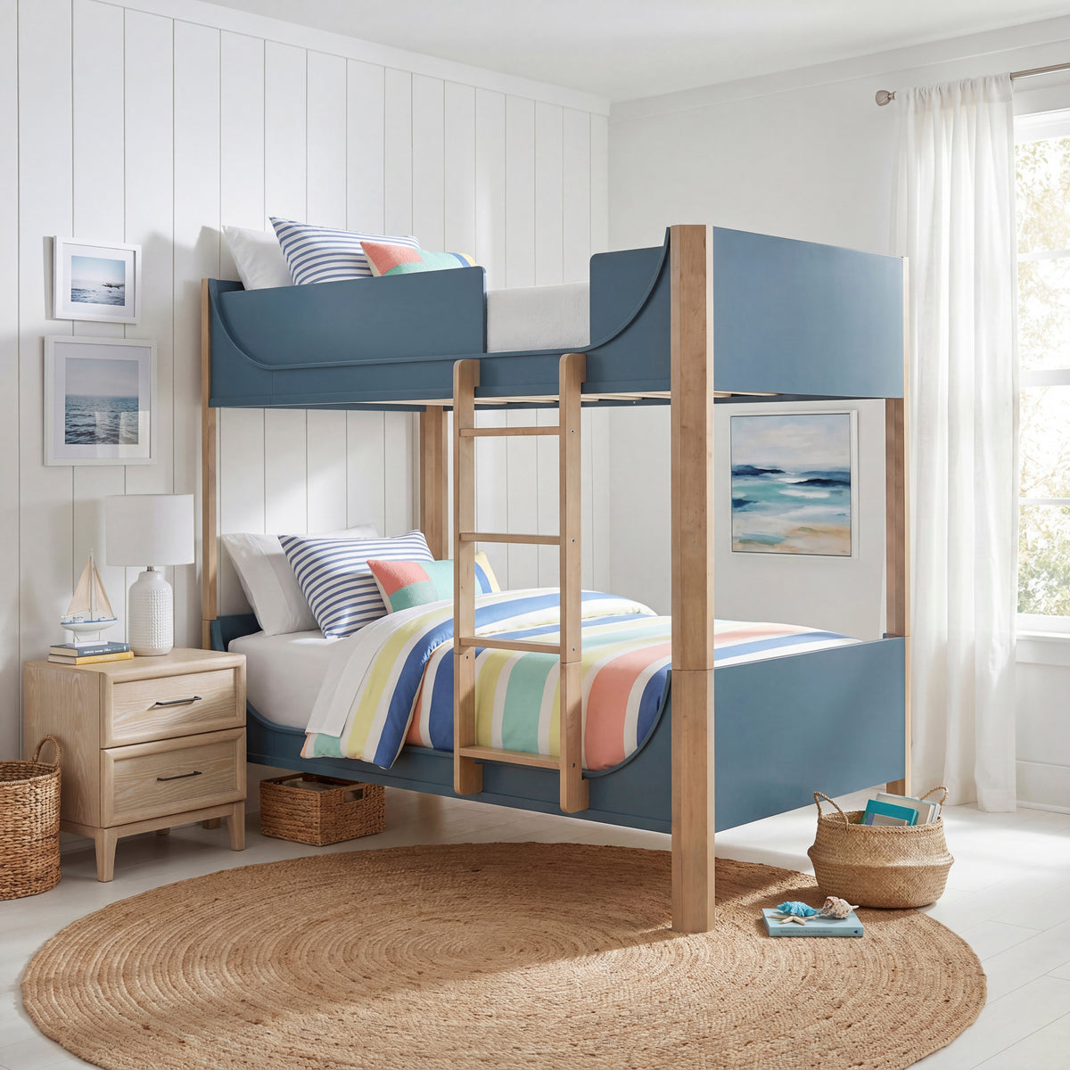 B2048BUTT-1* (5) Twin/Twin Bunk Bed from Homelegance - Luna Furniture