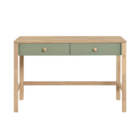 Liam Green/Natural Twin Low Loft Bed from Homelegance - Luna Furniture