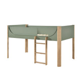B2048GNLT-1* (3) Low Loft Bed from Homelegance - Luna Furniture