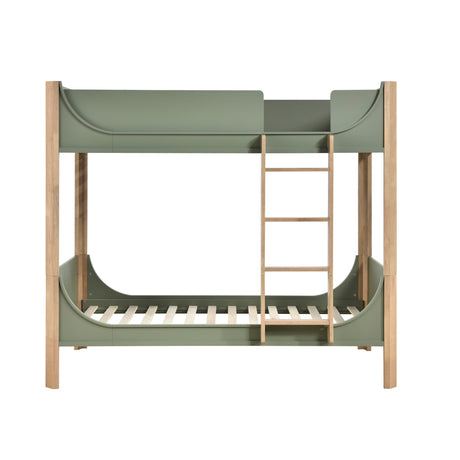 Liam Green/Natural Twin/Twin Bunk Bed from Homelegance - Luna Furniture