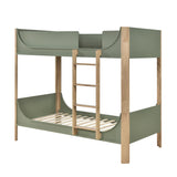 B2048GNLT-1*2BCDR (6) Low Loft Bed with 2-Shelf Bookcase, 4-Shelf Bookcase and Dresser from Homelegance - Luna Furniture