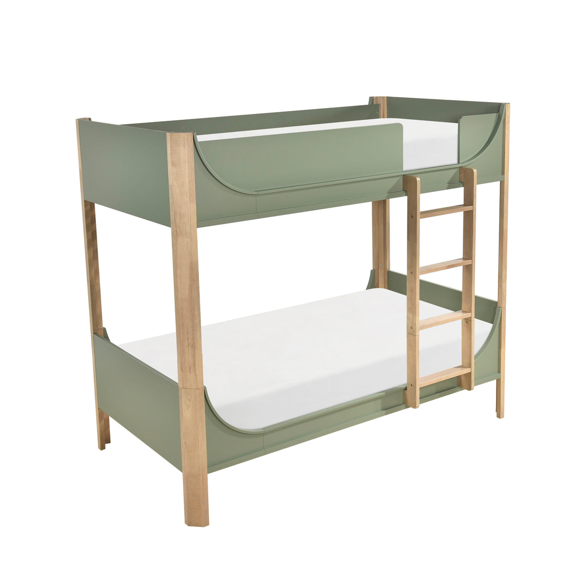 B2048GNLT-1*2BCDR (6) Low Loft Bed with 2-Shelf Bookcase, 4-Shelf Bookcase and Dresser from Homelegance - Luna Furniture