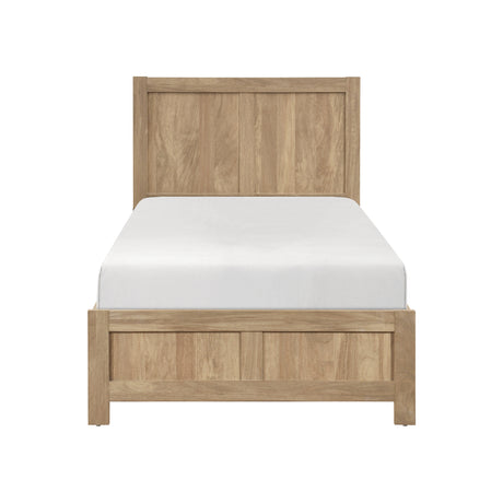 Liam Green/Natural Twin/Twin Bunk Bed from Homelegance - Luna Furniture