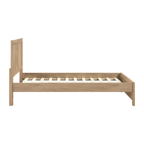 Liam Green/Natural Twin/Twin Bunk Bed from Homelegance - Luna Furniture