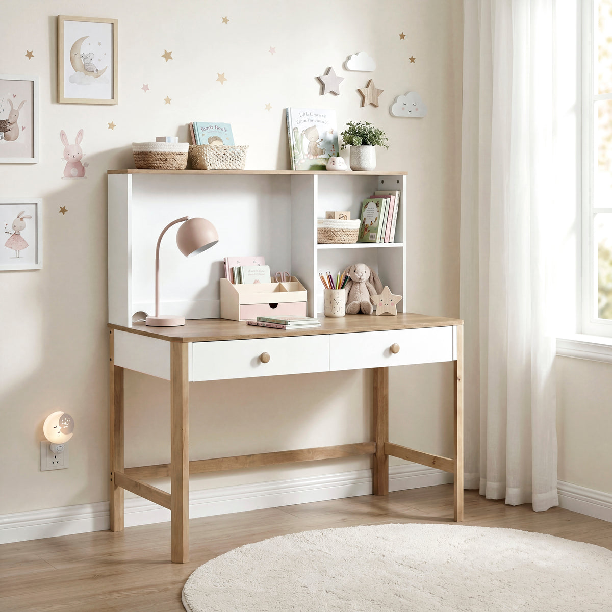 B2048WH-15 Writing Desk from Homelegance - Luna Furniture