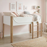 B2048WHLT-1* (3) Low Loft Bed from Homelegance - Luna Furniture