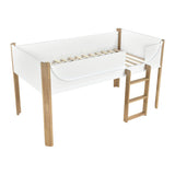 B2048WHLT-1* (3) Low Loft Bed from Homelegance - Luna Furniture