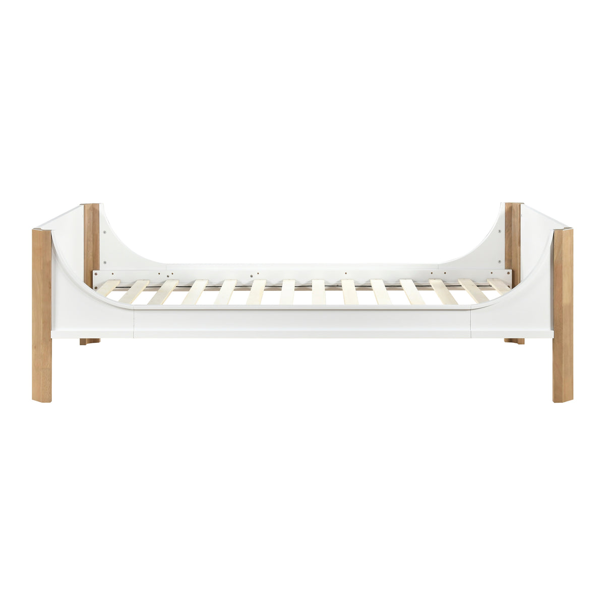 B2048WHT-1* (2) Twin Platform Bed from Homelegance - Luna Furniture