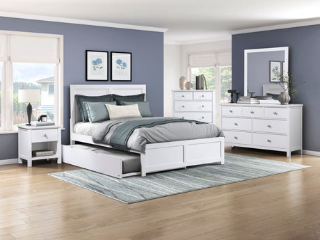 Galen White Dresser from Homelegance - Luna Furniture