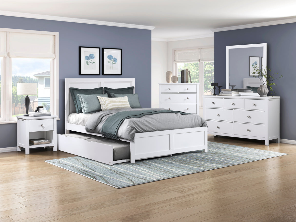 Galen White Chest from Homelegance - Luna Furniture