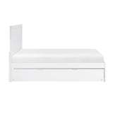 Galen White Full Platform Bed from Homelegance - Luna Furniture