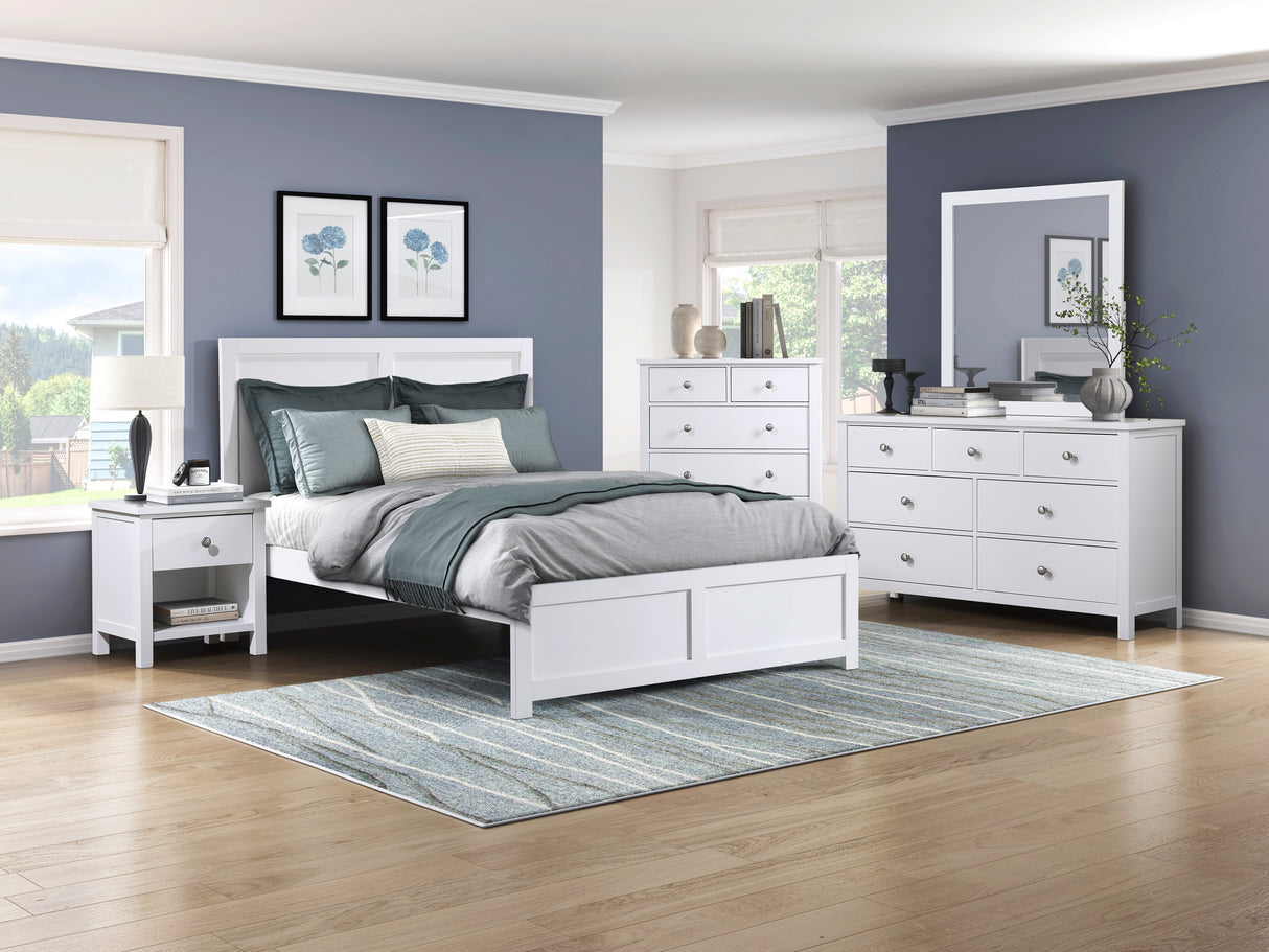 Galen White Chest from Homelegance - Luna Furniture
