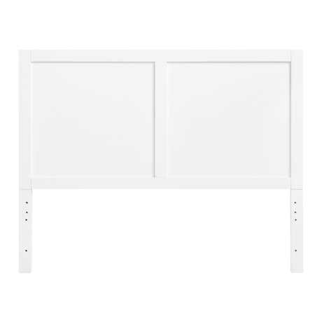 Galen White Full Platform Bed from Homelegance - Luna Furniture