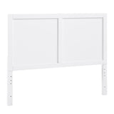Galen White Full Platform Bed from Homelegance - Luna Furniture