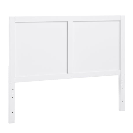 Galen White Full Platform Bed from Homelegance - Luna Furniture