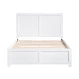 Galen White Full Platform Bed from Homelegance - Luna Furniture