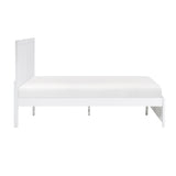 Galen White Full Platform Bed from Homelegance - Luna Furniture