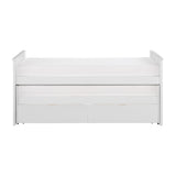 Galen White Twin Captains Trundle Bed from Homelegance - Luna Furniture