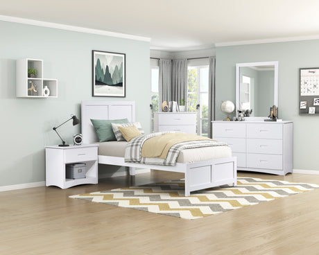 Galen White Dresser from Homelegance - Luna Furniture
