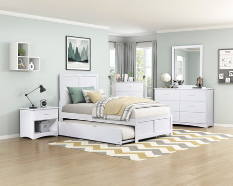 Galen White Dresser from Homelegance - Luna Furniture