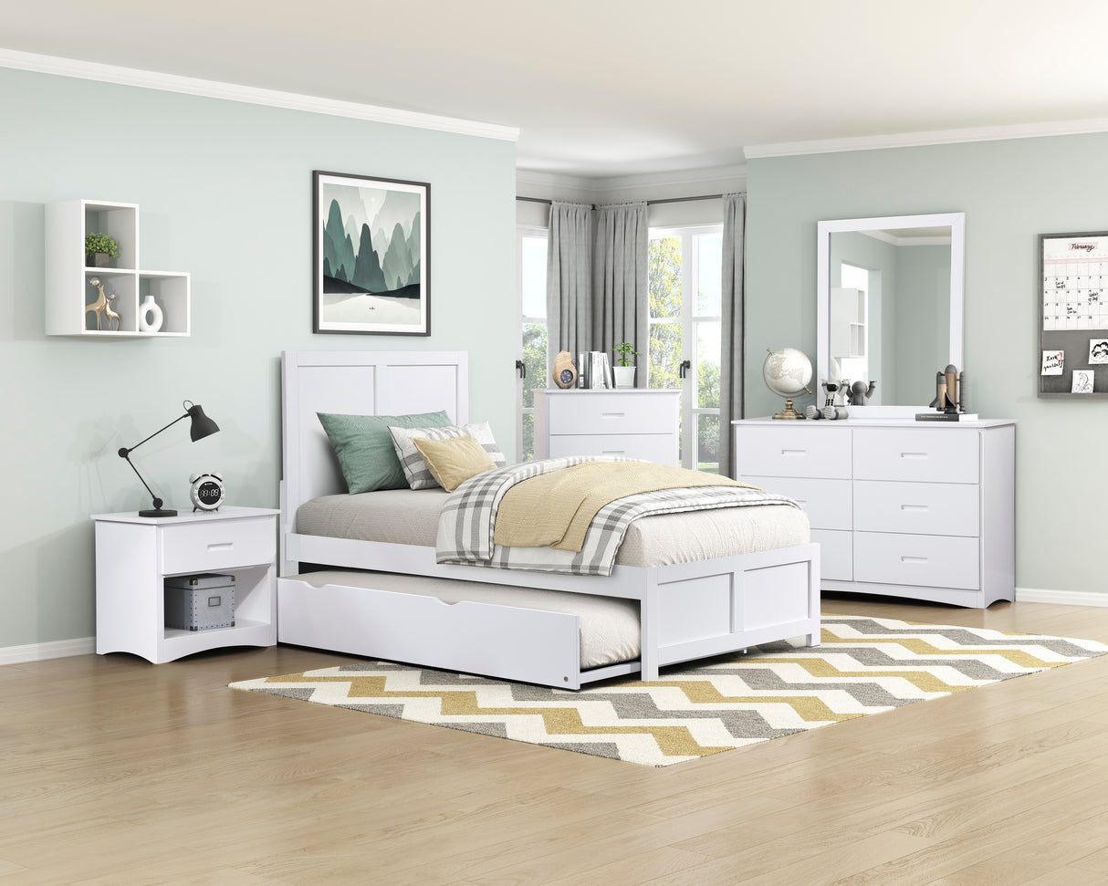 Galen White Chest from Homelegance - Luna Furniture