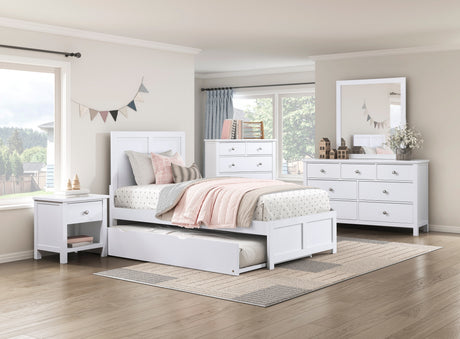 Galen White Dresser from Homelegance - Luna Furniture