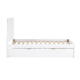 Galen White Twin Platform Bed from Homelegance - Luna Furniture