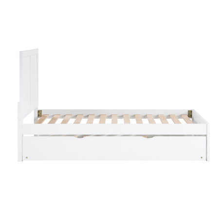 Galen White Twin Platform Bed from Homelegance - Luna Furniture
