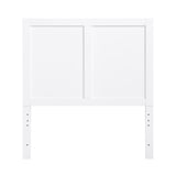 Galen White Twin Platform Bed from Homelegance - Luna Furniture