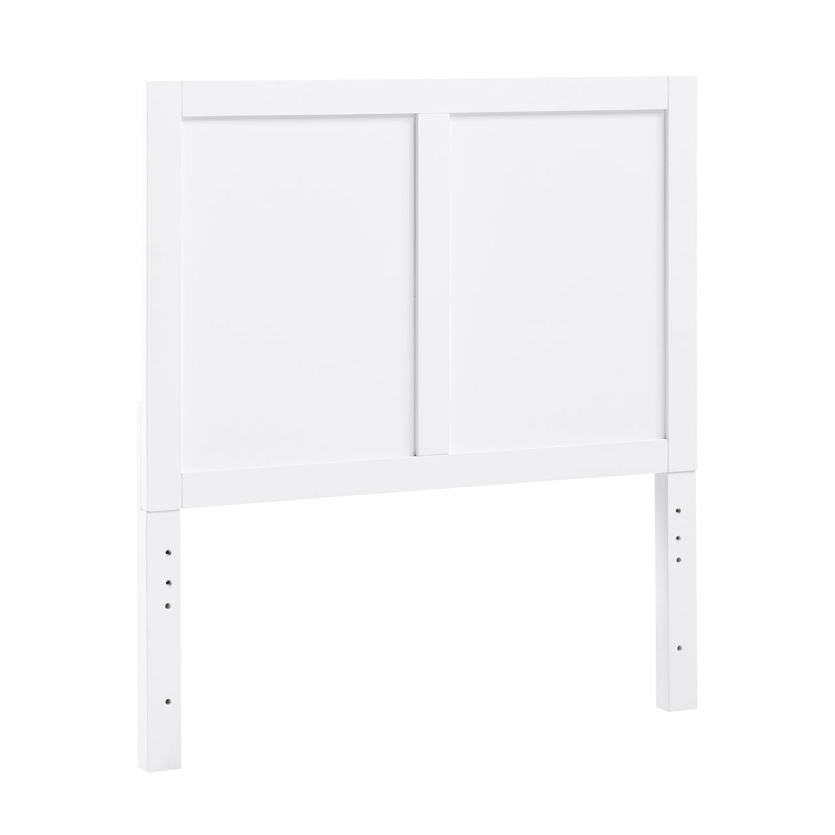 Galen White Twin Platform Bed from Homelegance - Luna Furniture