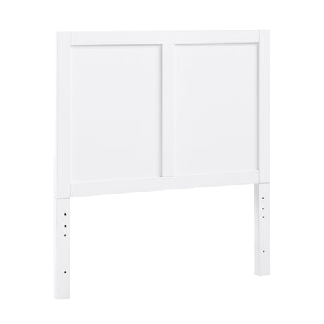 Galen White Twin Platform Bed from Homelegance - Luna Furniture