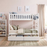 Galen White 1-Drawer Nightstand from Homelegance - Luna Furniture