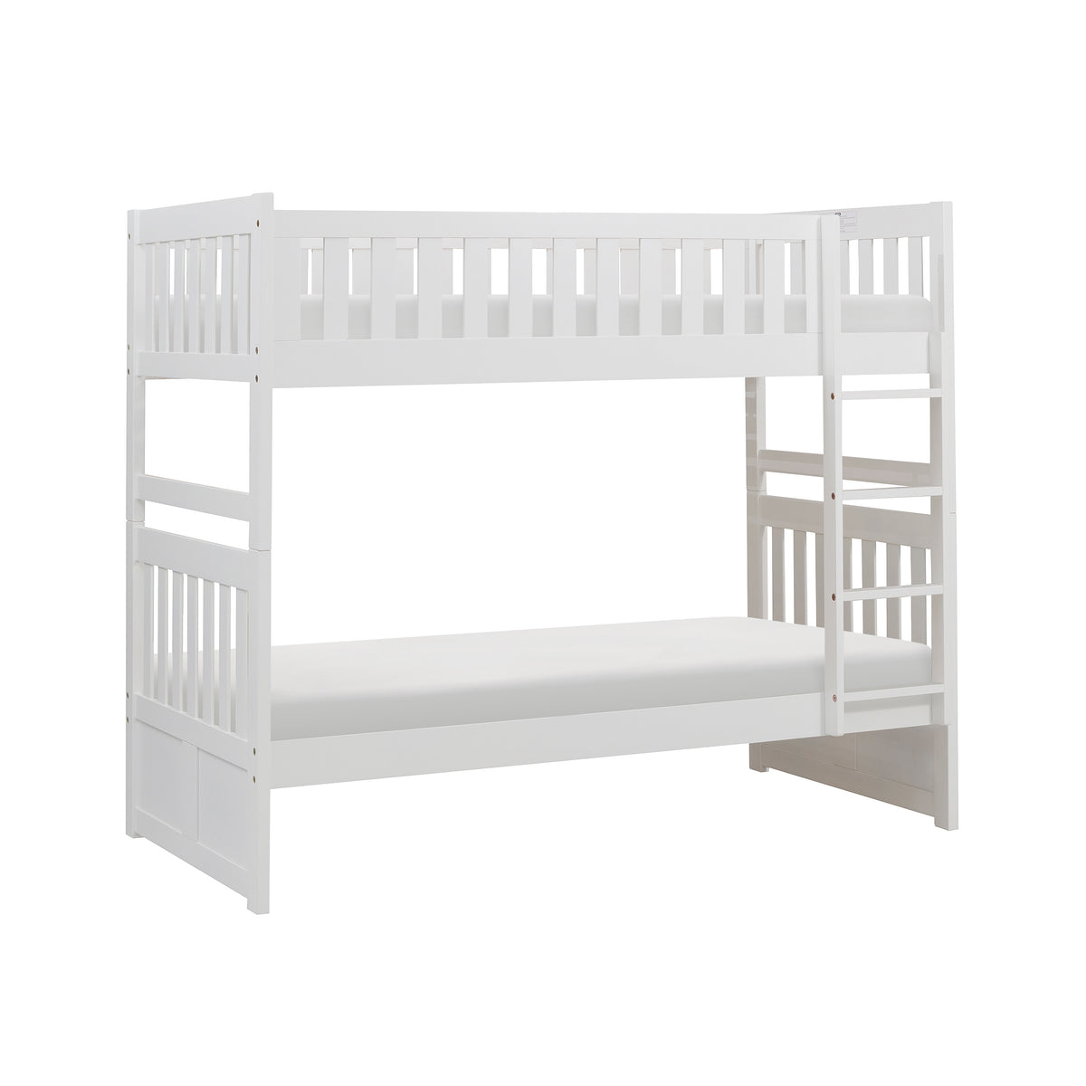 Galen White Twin Platform Bed