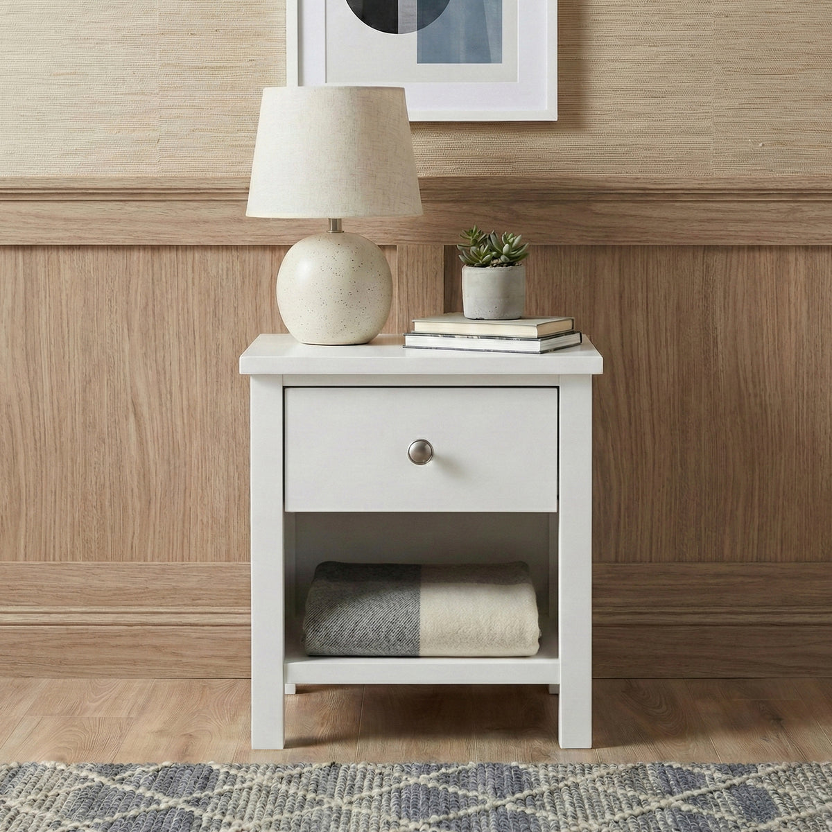 B2053W-4D1 1-Drawer Night Stand from Homelegance - Luna Furniture