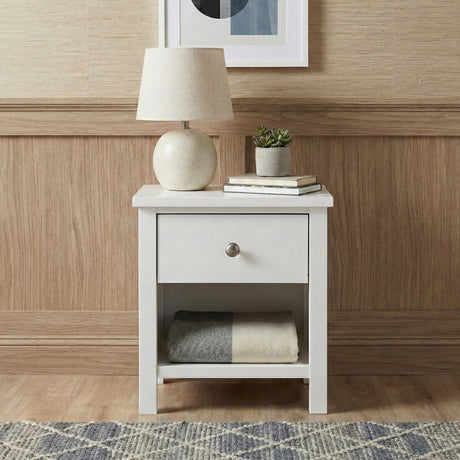 Galen White Nightstand from Homelegance - Luna Furniture