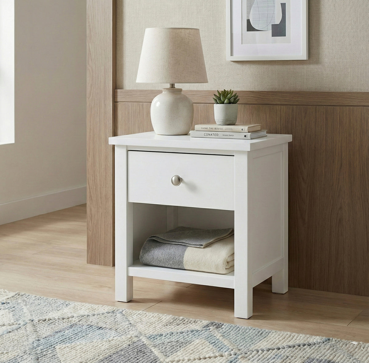 B2053W-4D1 1-Drawer Night Stand from Homelegance - Luna Furniture