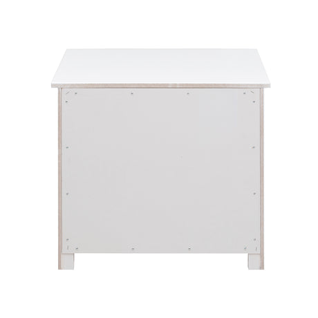 Galen White Nightstand from Homelegance - Luna Furniture