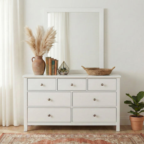 Galen White Dresser from Homelegance - Luna Furniture