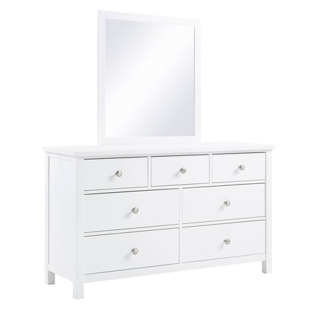 Galen White Dresser from Homelegance - Luna Furniture