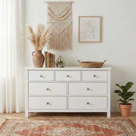 Galen White Dresser from Homelegance - Luna Furniture