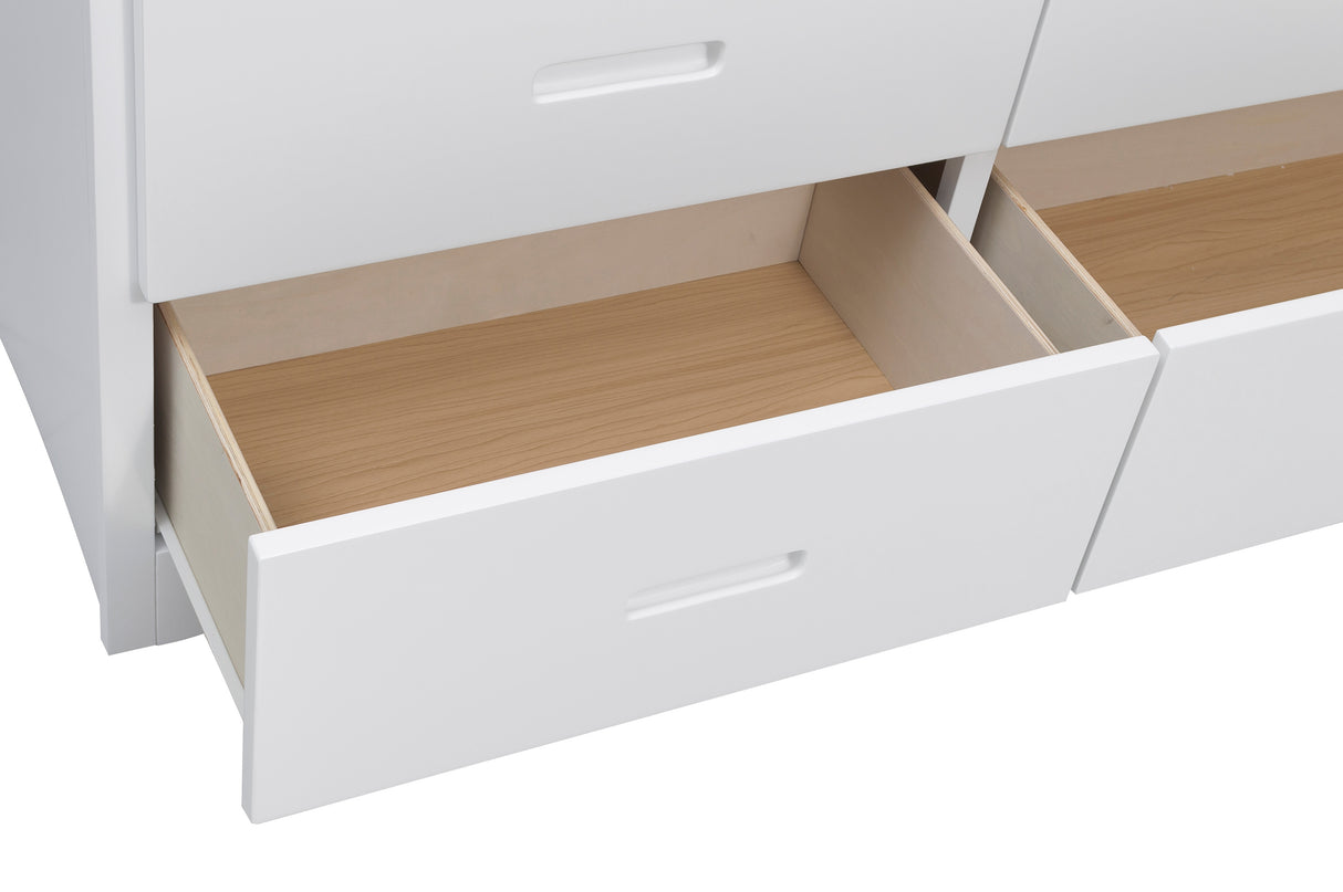 Galen White Dresser from Homelegance - Luna Furniture