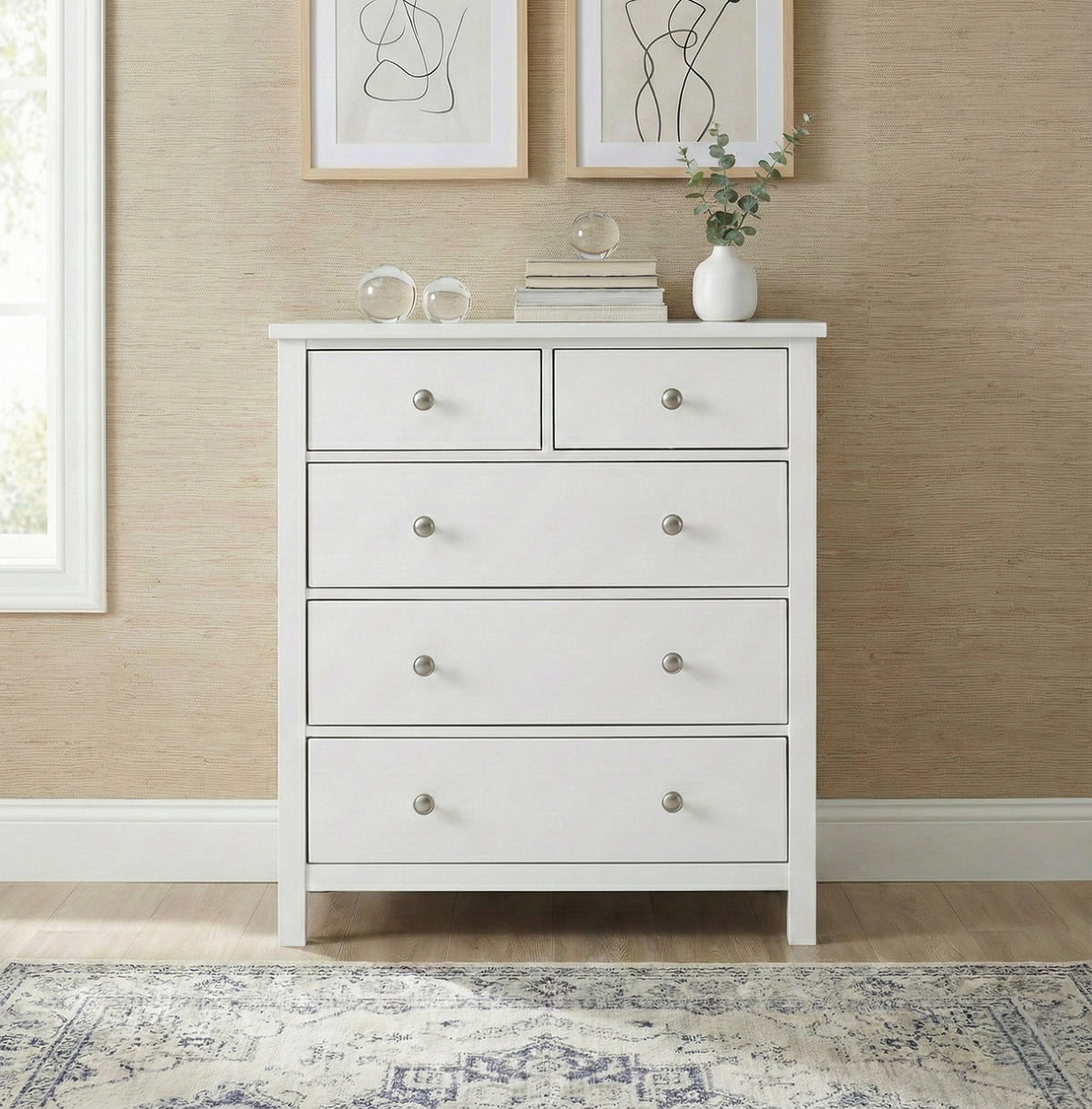 B2053W-9D5 5-Drawer Chest from Homelegance - Luna Furniture