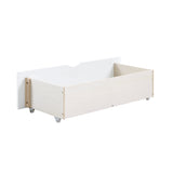 Galen White Twin Platform Bed from Homelegance - Luna Furniture