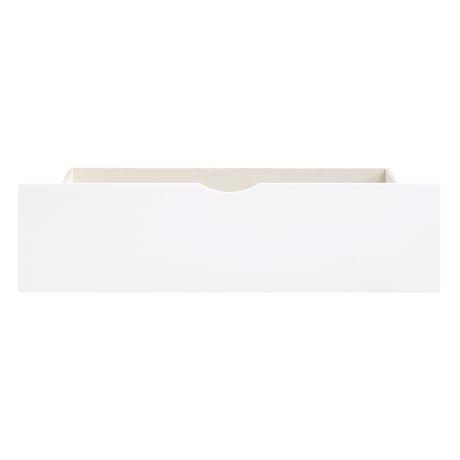 Galen White Full/Full Bunk Bed with Storage Boxes from Homelegance - Luna Furniture