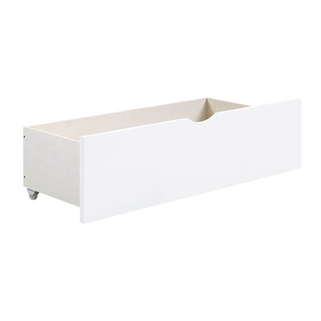 Galen White Corner Bunk Bed with Storage Boxes from Homelegance - Luna Furniture