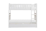 Galen White Nightstand from Homelegance - Luna Furniture